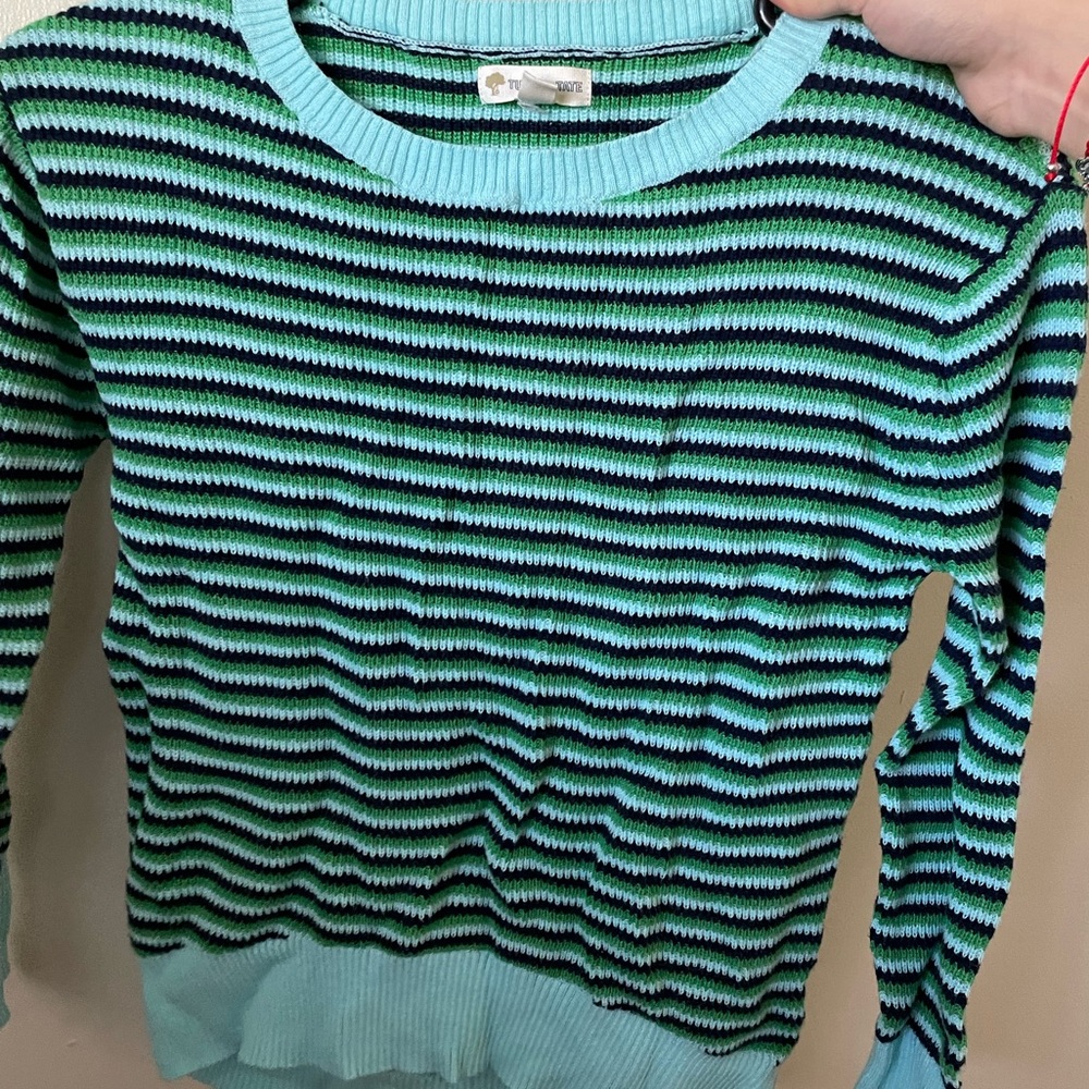 Stripped Ribbed Knit sweater